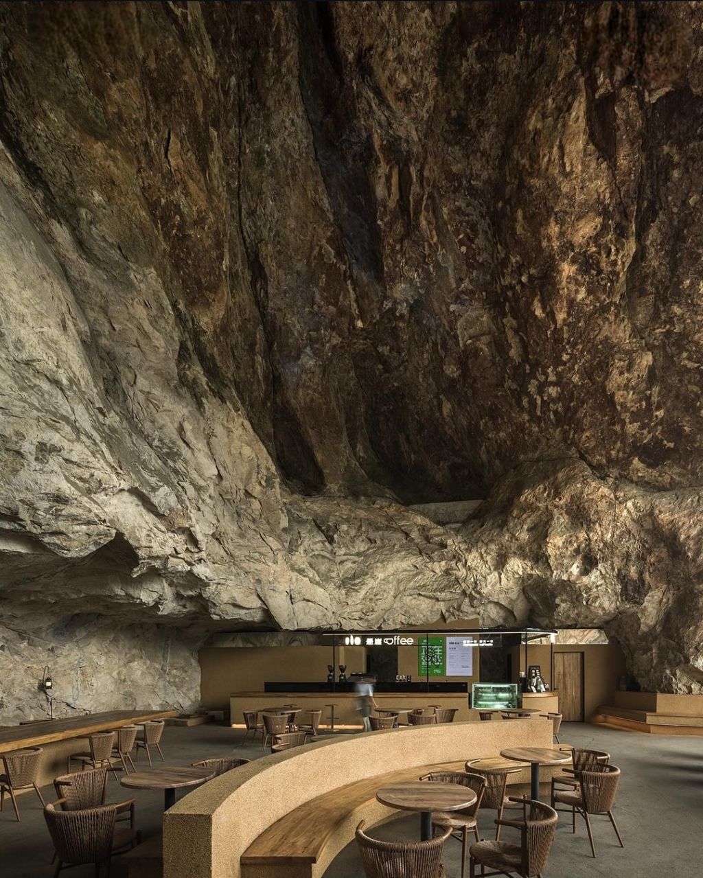 중국 저장성 1000m 높이 절벽 카페 | 인스티즈