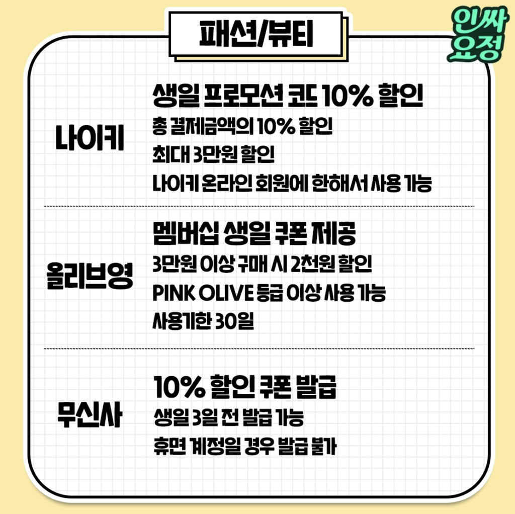 2024생일 혜택 총정리 | 인스티즈