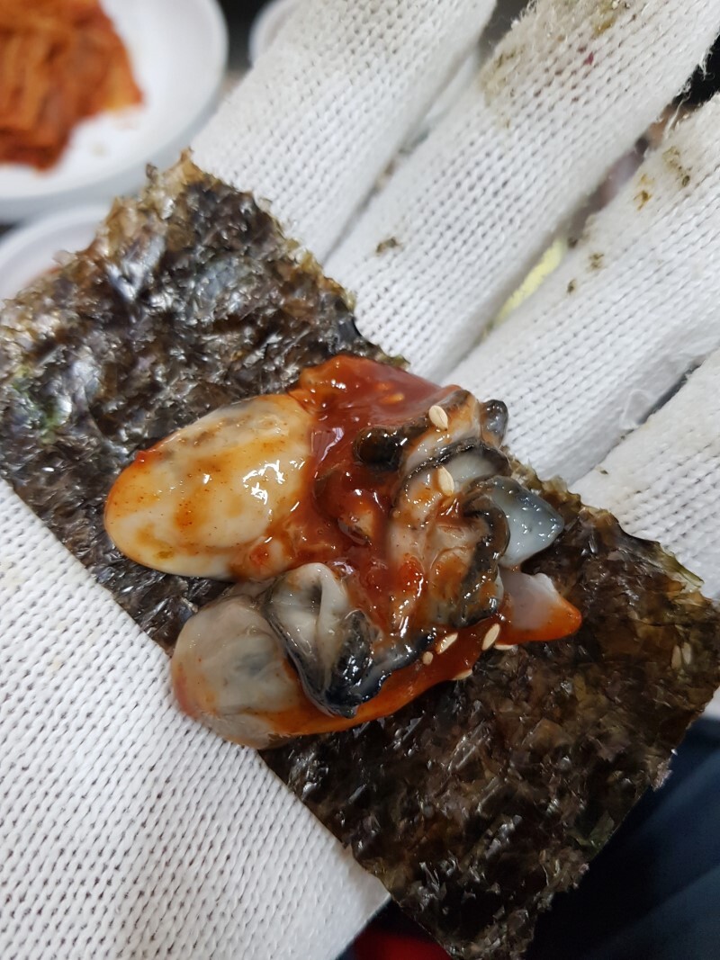 거제도 굴구이 이미지