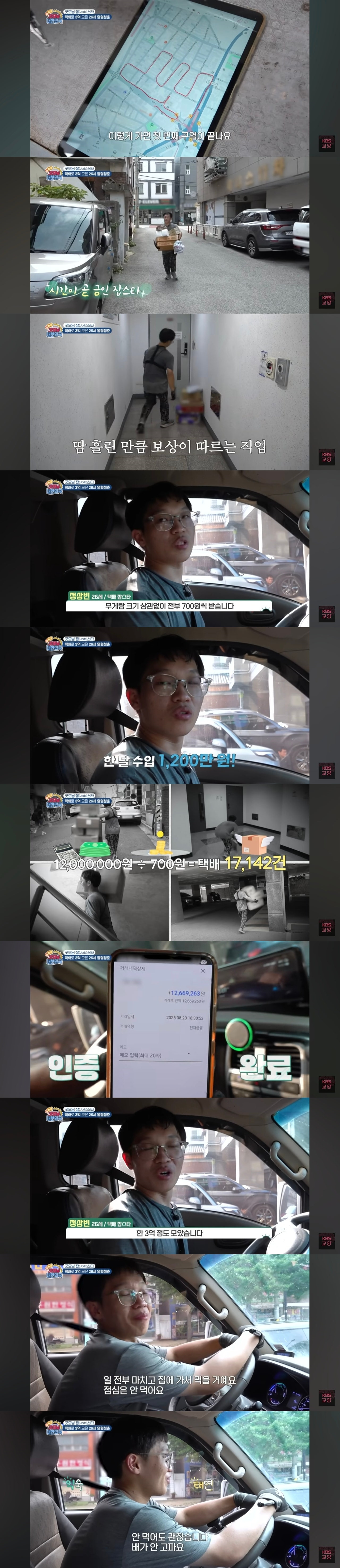 택배로 월 1200 버는 20대 청년 | 인스티즈