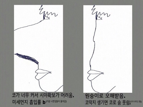 코 완전 높은거 vs 코 완전 낮은거 | 인스티즈
