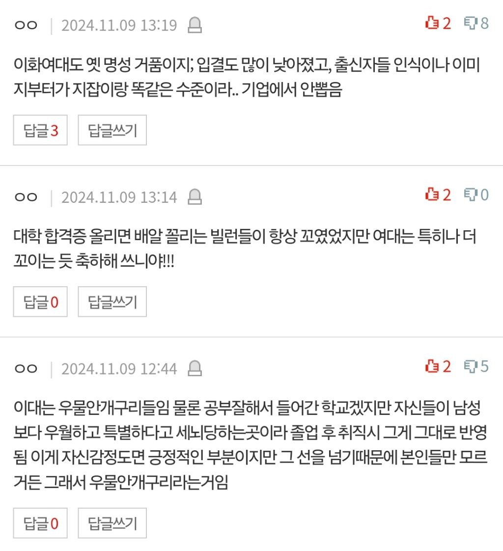 이화여대 수시 합격 소식을 네이트판에 올렸더니.. | 인스티즈