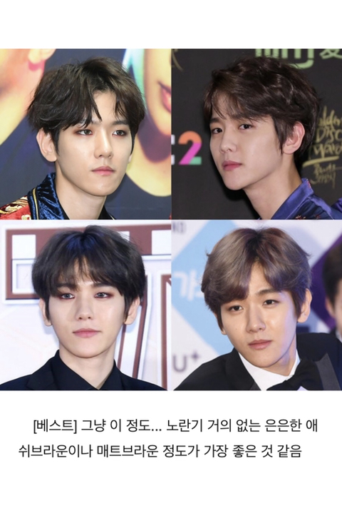 엑소 백현 퍼스널 컬러 분석 | 인스티즈