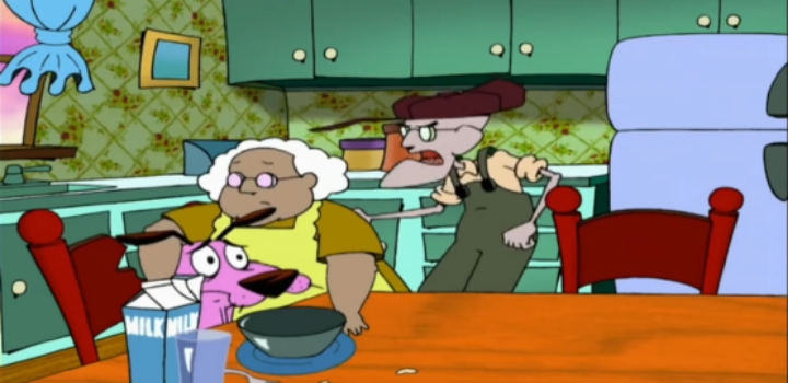 커리지와 뮤리엘의 첫만남 에피소드 겁쟁이 강아지 커리지 우울한 기억의 초상 - 2 약간 잔인 | 인스티즈