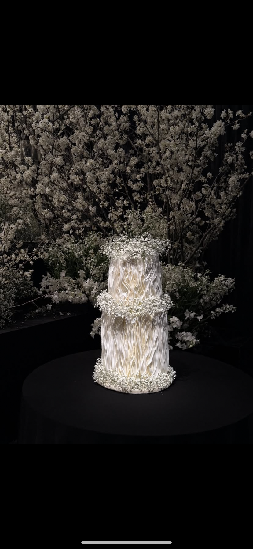 결혼식장을 벚꽃나무로 채운 티아라 효민 | 인스티즈