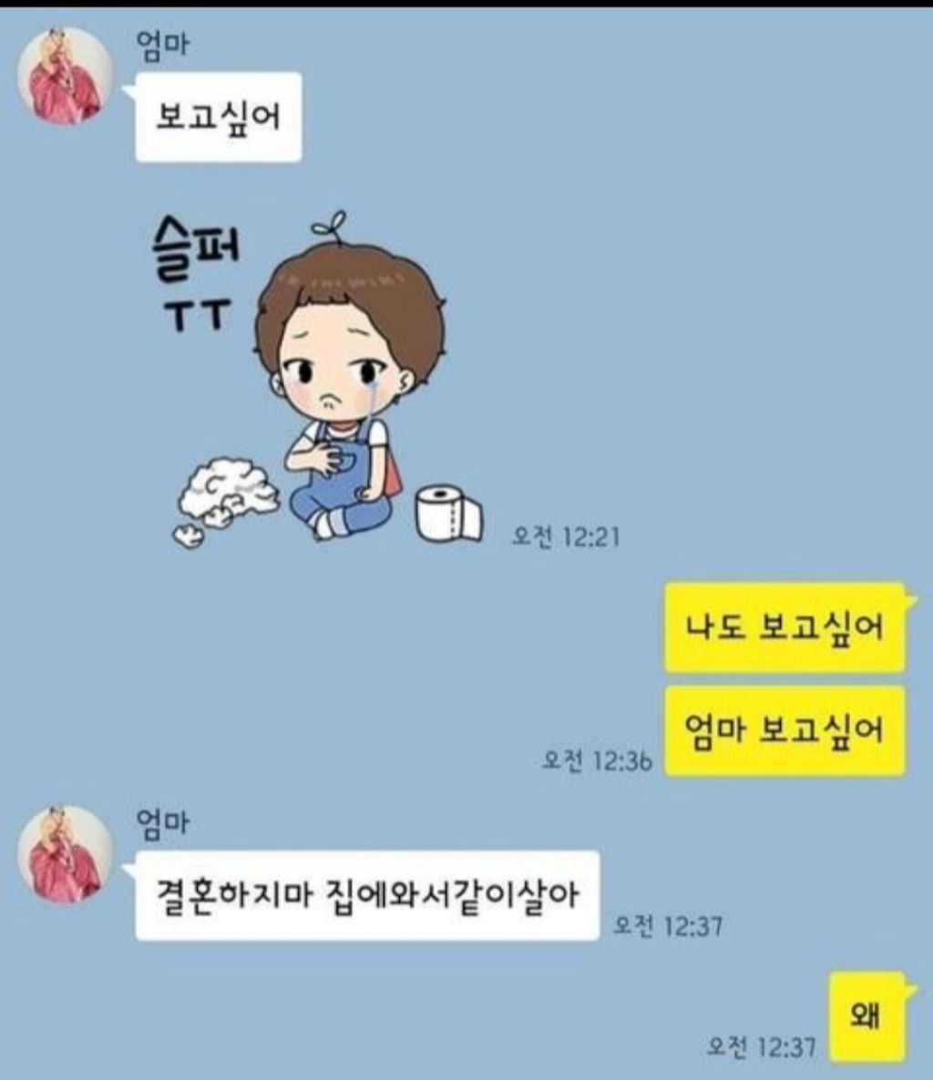 눈물나는 엄마 카톡문자 레전드모음 | 인스티즈