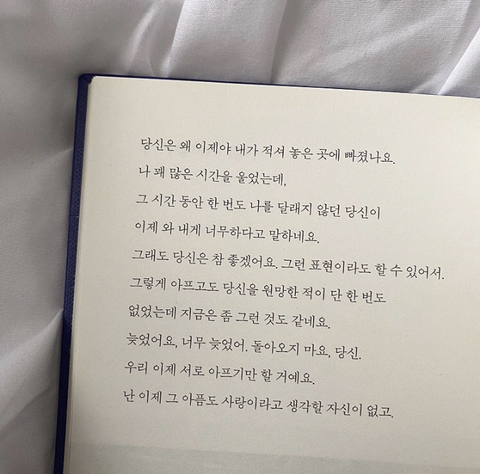 사랑에 목마른 안타까운 내가 아니었을까 | 인스티즈
