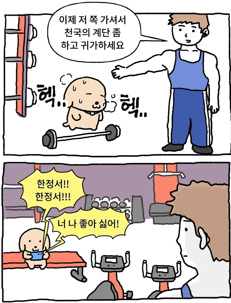 트레이너: 이제 저 쪽 가셔서 천국의 계단 좀 하고 귀가하세요 | 인스티즈