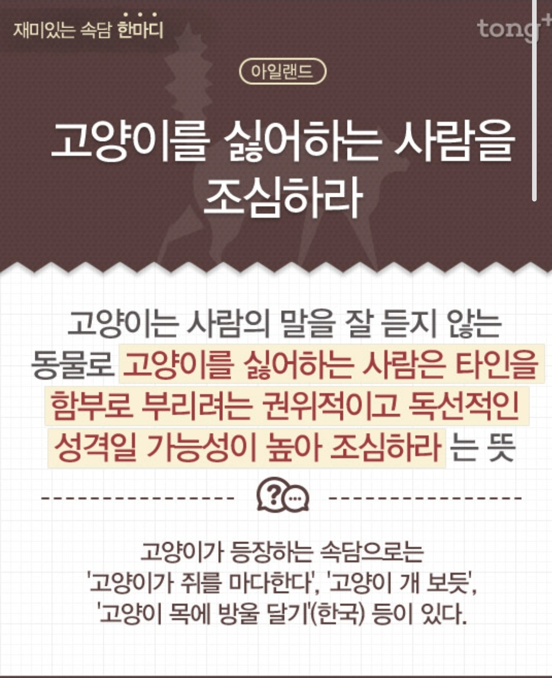 볼수록 맞는 말인 아일랜드 속담 | 인스티즈