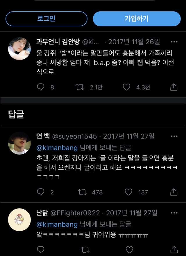 강아지 모르게 은어 쓰는 사람들.jpg | 인스티즈