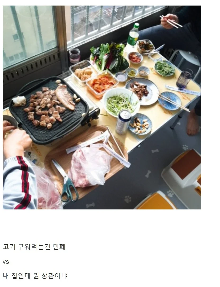 논란의 아파트 베란다 사용 | 인스티즈