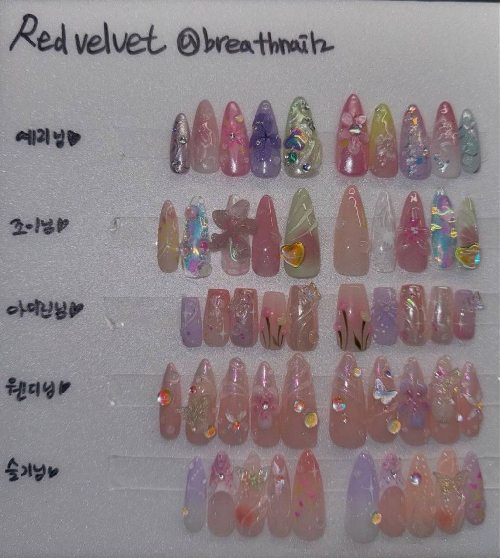 최근 4세대 여돌들이 받은 네일아트... | 인스티즈