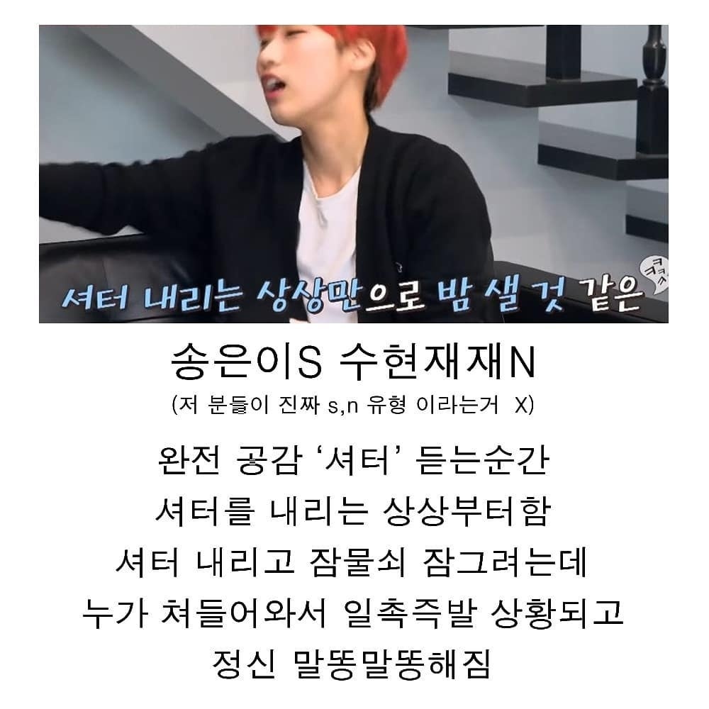 극명히 드러나는 S와 N의 차이 | 인스티즈