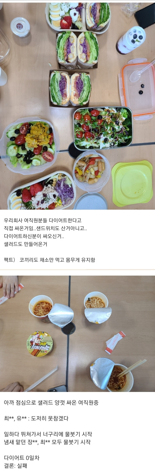 회사 직원들의 다이어트 | 인스티즈