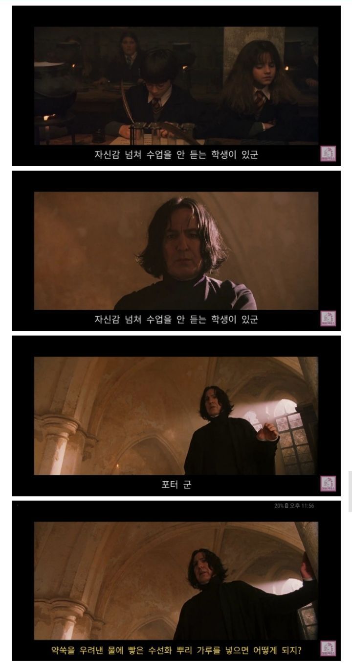 해리포터와 스네이프교수의 첫만남 그리고 해리에게 한 첫질문.jpg | 인스티즈