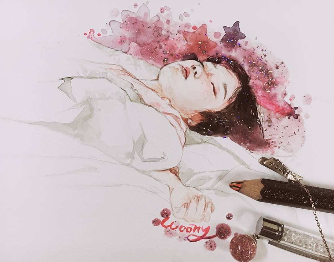 아이유가 좋아요 누른 팬아트.. | 인스티즈