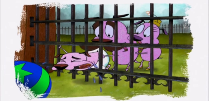 커리지와 뮤리엘의 첫만남 에피소드 겁쟁이 강아지 커리지 우울한 기억의 초상 - 1 약간 잔인 | 인스티즈