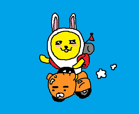 대충그린 카카오프렌즈 이모티콘 | 인스티즈