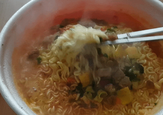 컵라면 움짤 gif | 인스티즈