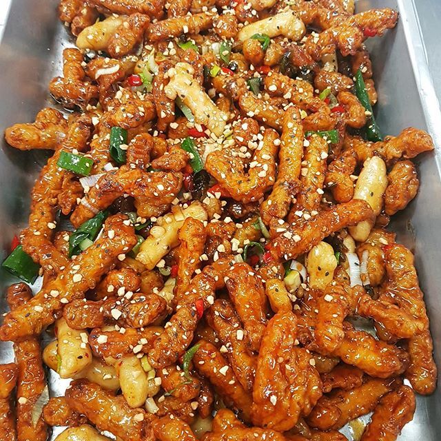 단체급식 맛초킹치킨 맛초킹탕수육 jpg | 인스티즈