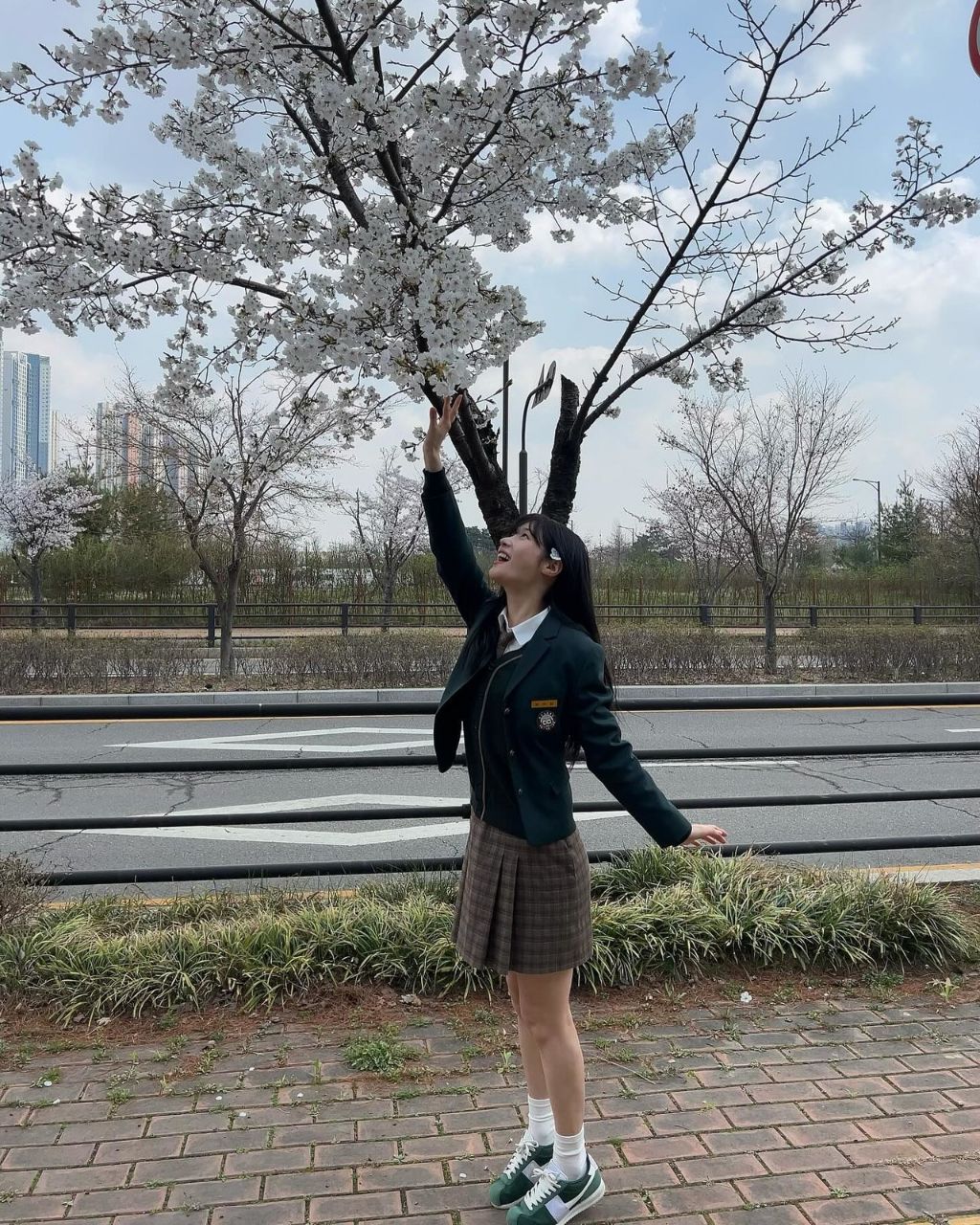 봄마다 꺼내보는 인간 벚꽃 정채연 | 인스티즈