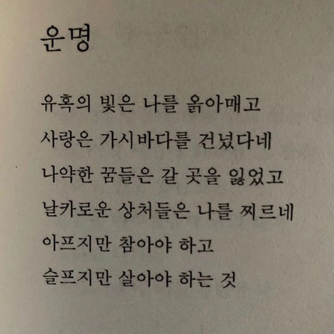 끝나는건 우리의 목숨뿐이야 별거 아니잖아 | 인스티즈