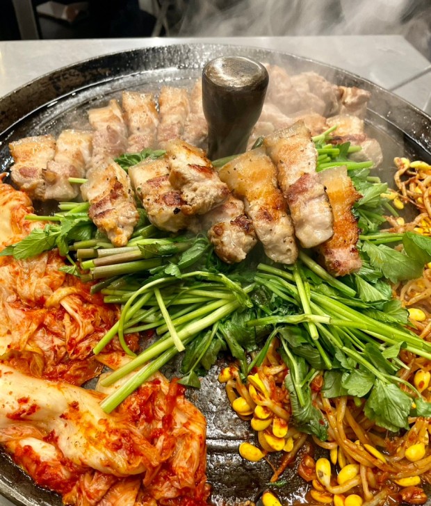 미나리 김치 삼겹살.jpg | 인스티즈