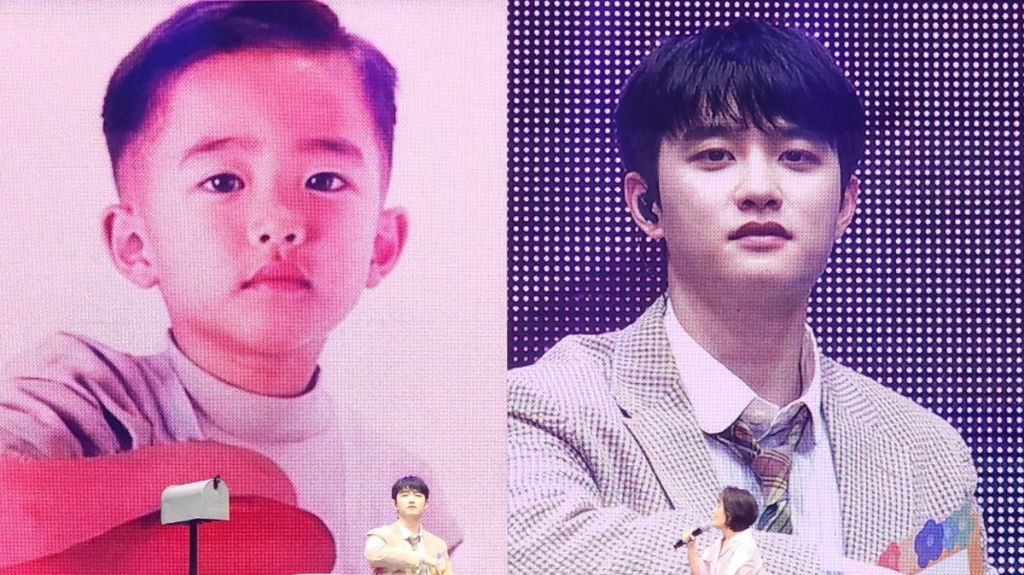 본인 과거사진 따라한 도경수 | 인스티즈