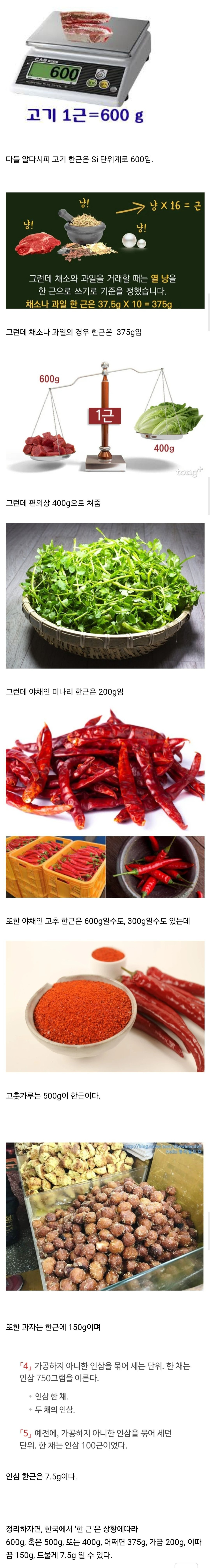 한국에서 제일 이상한 단위 | 인스티즈