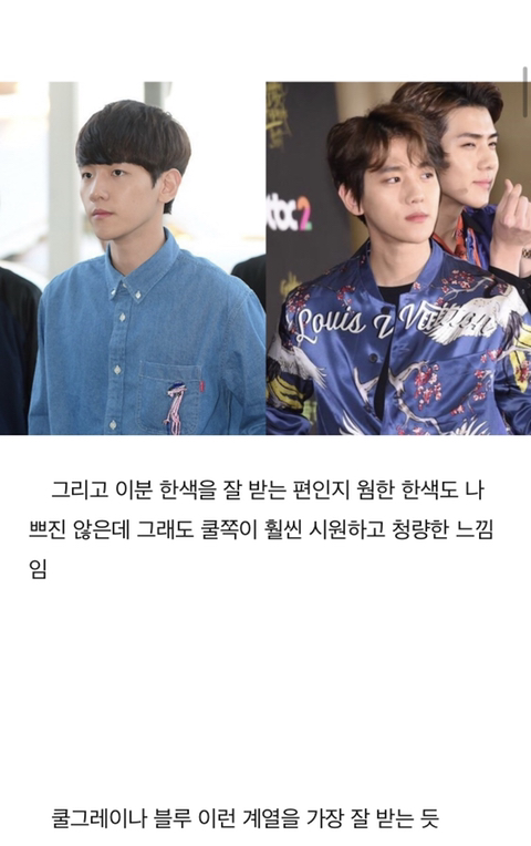 엑소 백현 퍼스널 컬러 분석 | 인스티즈