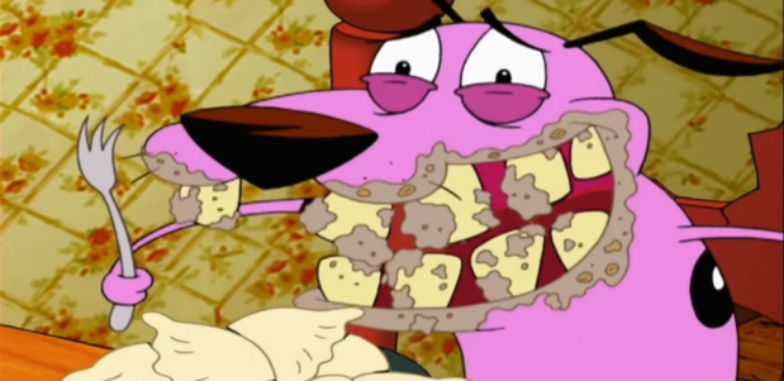 커리지와 뮤리엘의 첫만남 에피소드 겁쟁이 강아지 커리지 우울한 기억의 초상 - 1 약간 잔인 | 인스티즈