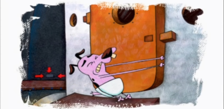 커리지와 뮤리엘의 첫만남 에피소드 겁쟁이 강아지 커리지 우울한 기억의 초상 - 2 약간 잔인 | 인스티즈