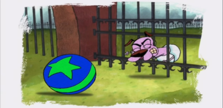 커리지와 뮤리엘의 첫만남 에피소드 겁쟁이 강아지 커리지 우울한 기억의 초상 - 1 약간 잔인 | 인스티즈