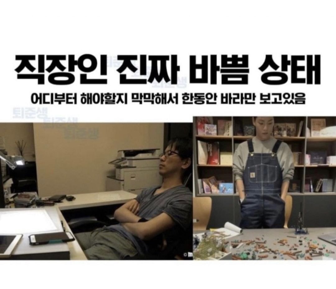 직장인들의 진짜바쁨 vs 가짜바쁨 | 인스티즈