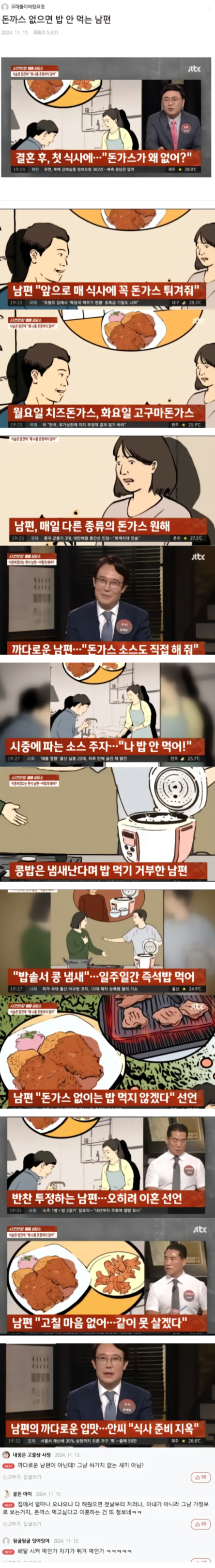 돈까스 중독자의 이혼선언 | 인스티즈