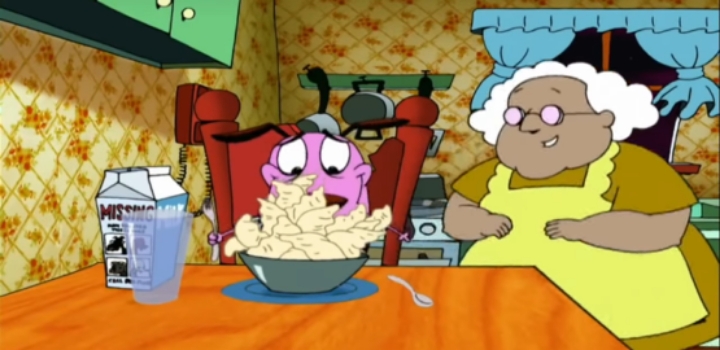 커리지와 뮤리엘의 첫만남 에피소드 겁쟁이 강아지 커리지 우울한 기억의 초상 - 1 약간 잔인 | 인스티즈