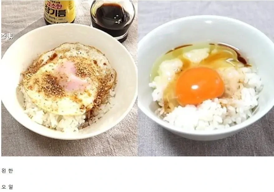 한국과 일본의 간장계란밥 차이 | 인스티즈