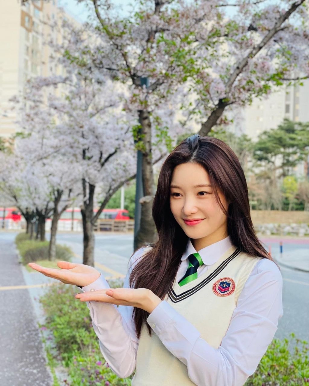 봄마다 꺼내보는 인간 벚꽃 정채연 | 인스티즈