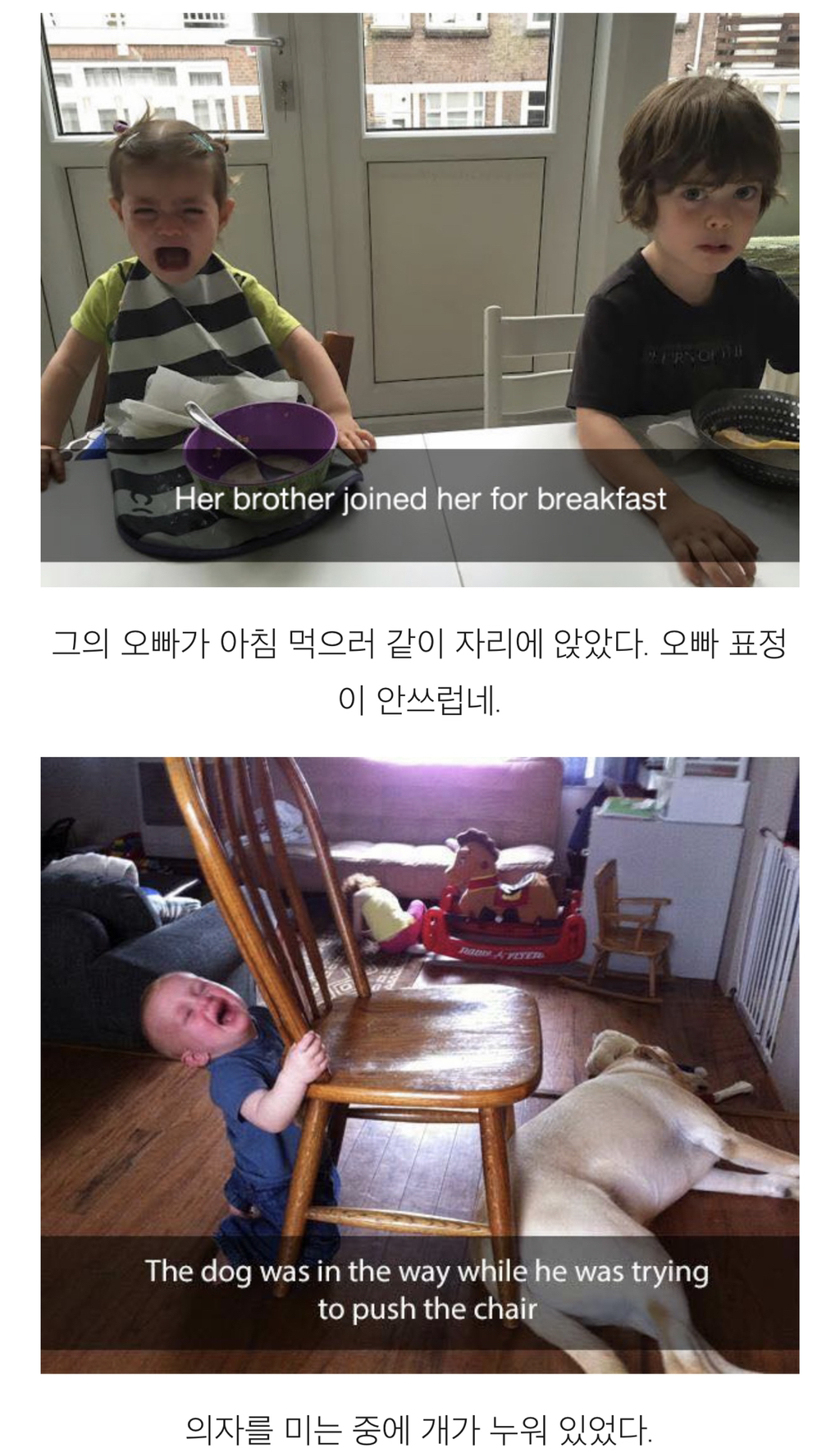 아이들이 우는 황당한 이유 | 인스티즈