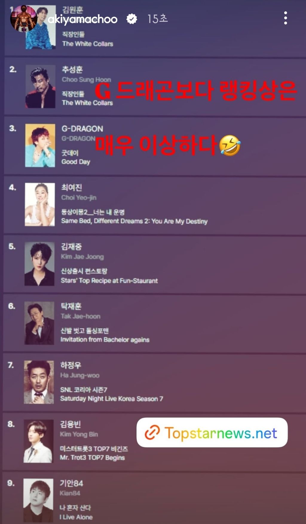 실시간 추성훈 인스타 스토리 박제 | 인스티즈