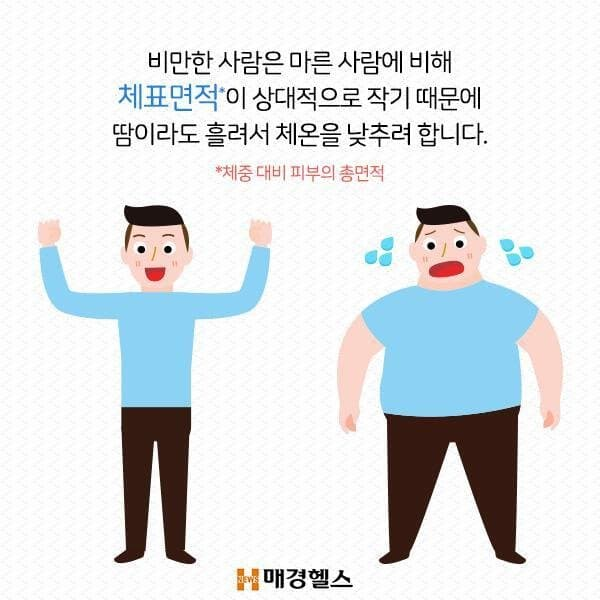 비만은 추위를 덜 탈까? | 인스티즈