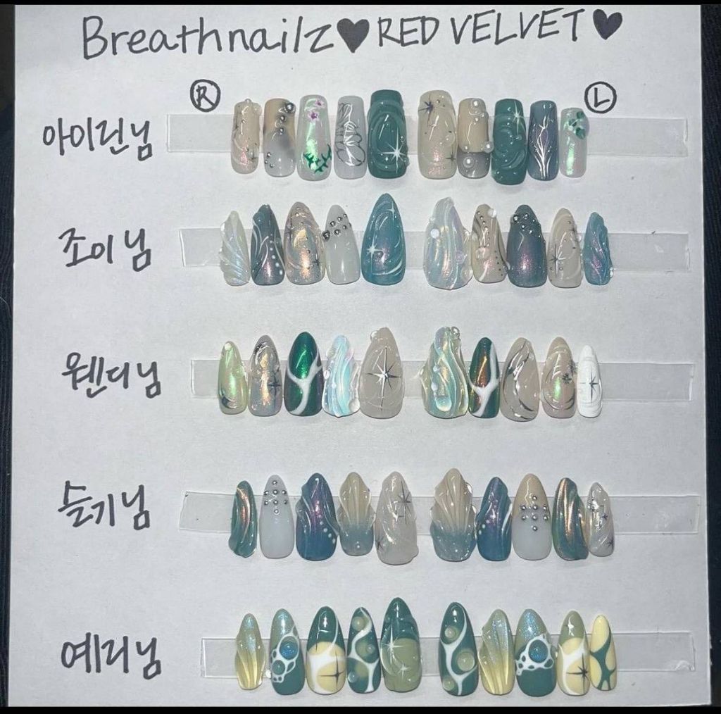 최근 4세대 여돌들이 받은 네일아트... | 인스티즈