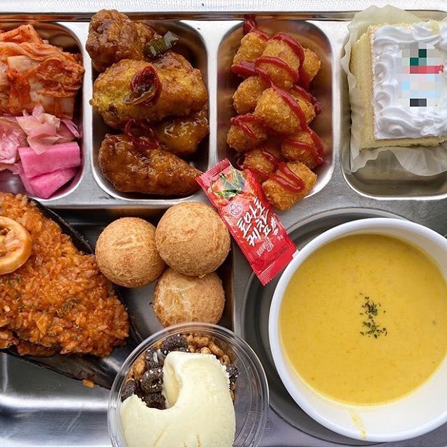 단체급식 맛초킹치킨 맛초킹탕수육 jpg | 인스티즈