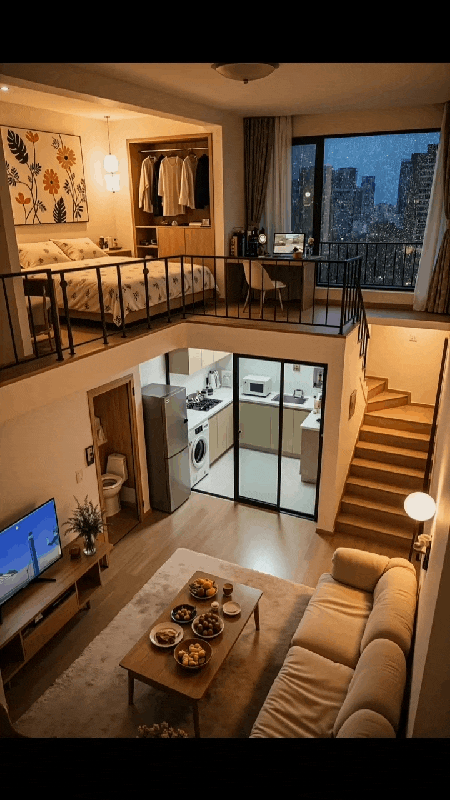 혼자 지내기에 이상적인 복층원룸 | 인스티즈