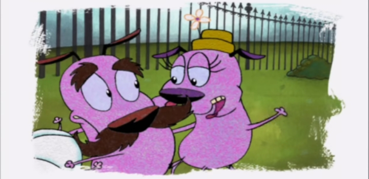 커리지와 뮤리엘의 첫만남 에피소드 겁쟁이 강아지 커리지 우울한 기억의 초상 - 1 약간 잔인 | 인스티즈