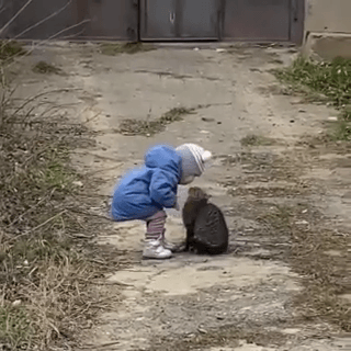 아이와 고양이.gif | 인스티즈