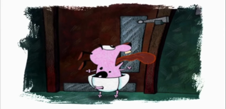 커리지와 뮤리엘의 첫만남 에피소드 겁쟁이 강아지 커리지 우울한 기억의 초상 - 2 약간 잔인 | 인스티즈