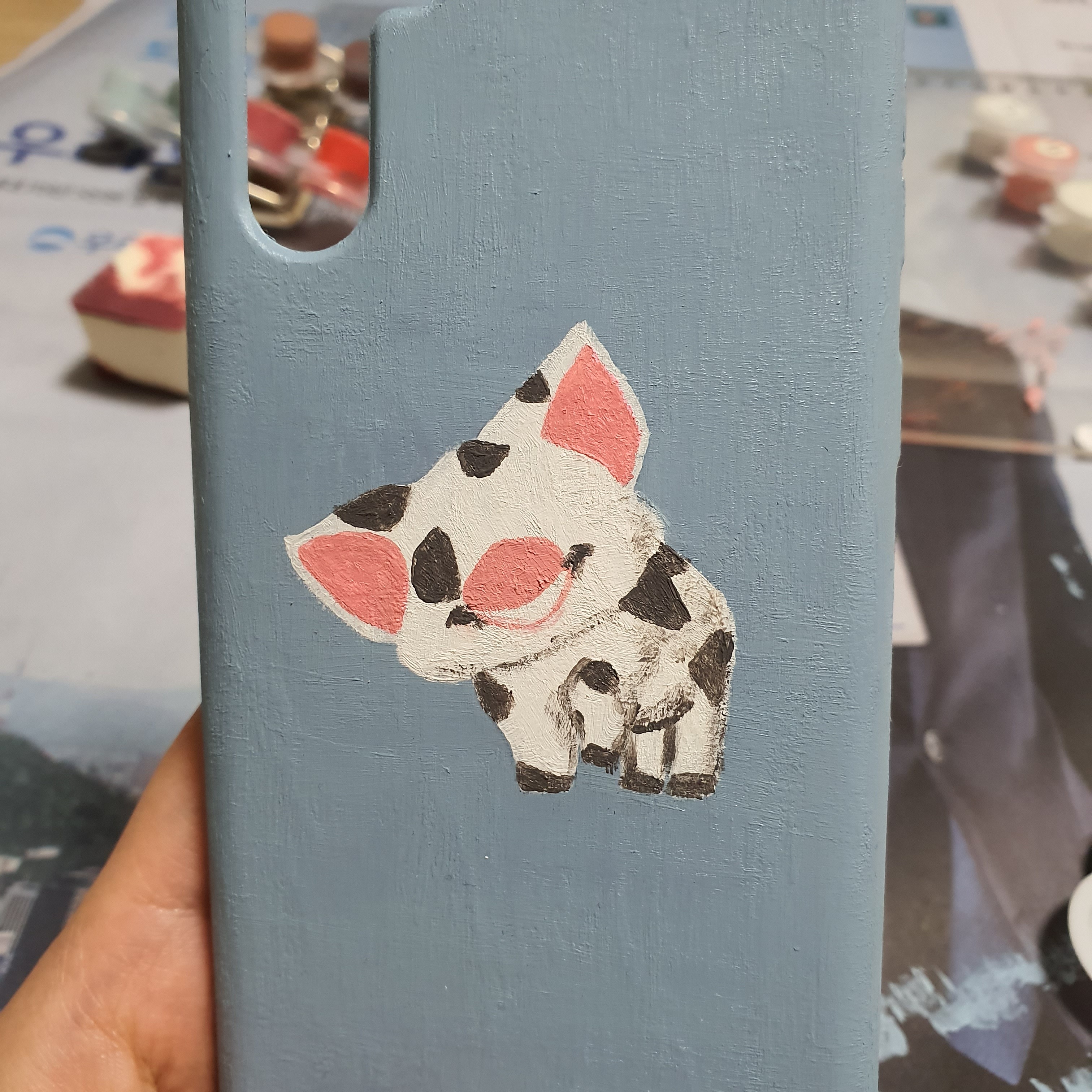 피포페인팅 남은 물감 아깝다. 폰케이스 만들자 | 인스티즈