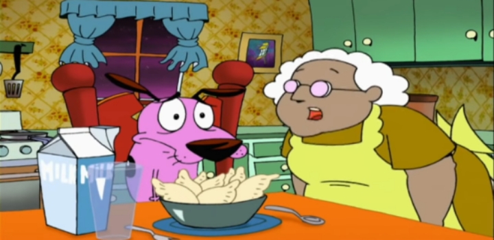 커리지와 뮤리엘의 첫만남 에피소드 겁쟁이 강아지 커리지 우울한 기억의 초상 - 2 약간 잔인 | 인스티즈