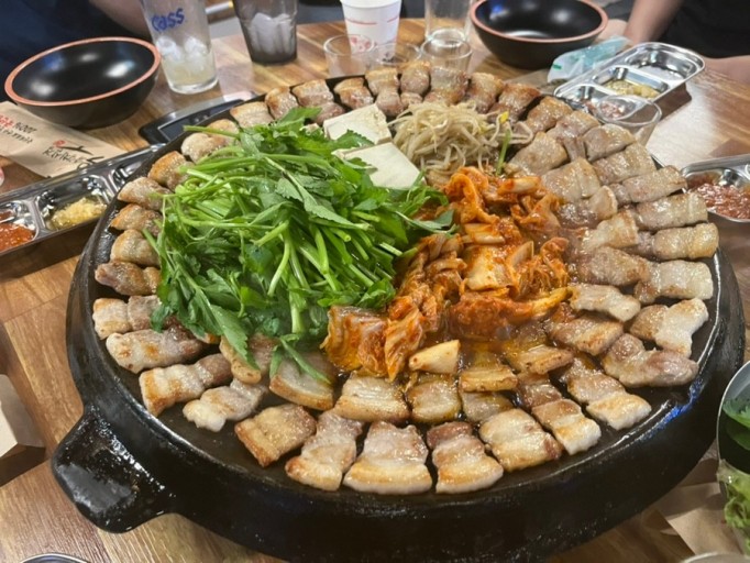 미나리 김치 삼겹살.jpg | 인스티즈
